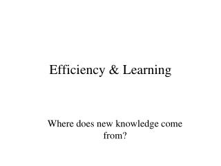  Effectiveness Learning 