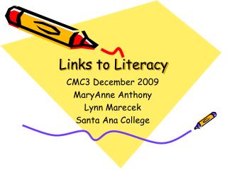  Connections to Literacy 