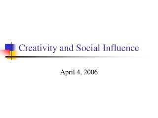  Imagination and Social Influence 