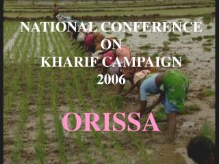  NATIONAL CONFERENCE ON KHARIF CAMPAIGN 2006 