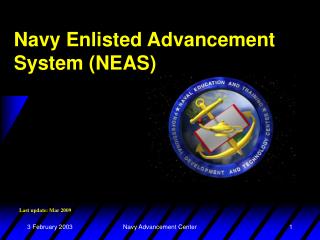  Naval force Enlisted Advancement System NEAS 