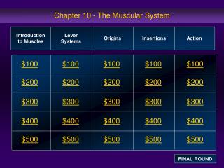  Section 10 - The Muscular System 