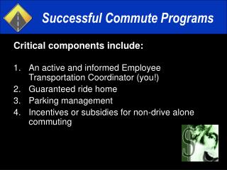  Fruitful Commute Programs 