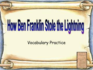  Vocabulary Practice 
