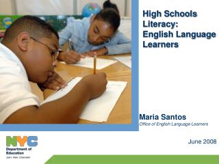  English Language Learners: demographics 
