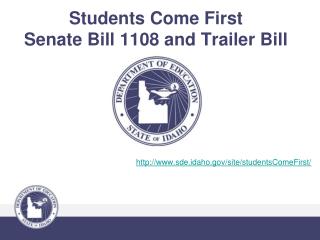  Understudies Come First Senate Bill 1108 and Trailer Bill 