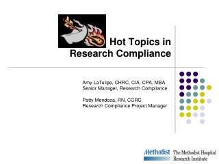  Hotly debated issues in Research Compliance 