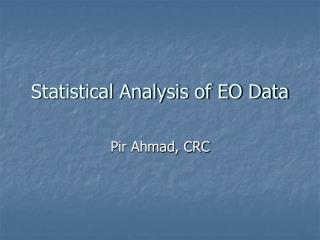  Factual Analysis of EO Data 