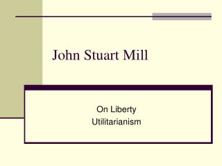  John Stuart Mill 
