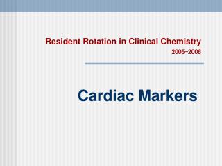  Cardiovascular Markers 