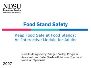  Nourishment Stand Safety 
