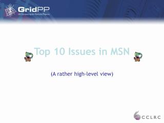  Main 10 Issues in MSN 