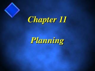  Part 11 Planning 