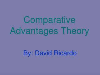  Near Advantages Theory 