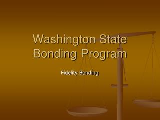  Washington State Bonding Program 