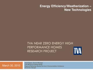  Forthcoming Rapley, General Manager TVA Efficiency Program Design Regional Marketing, Member Services Communications Co