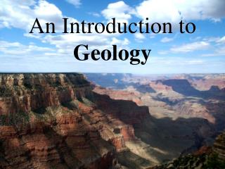  An Introduction to Geology 