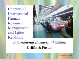  Section 20: International Human Resource Management and Labor Relations 