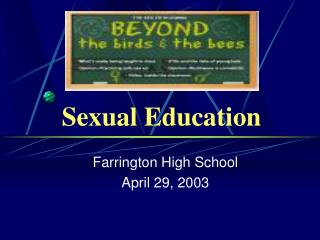  Sexual Education 