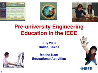  Pre-college Engineering Education in the IEEE 