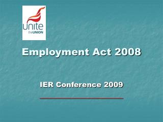  Work Act 2008 