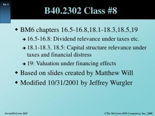  B40.2302 Class 8 