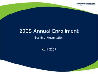  2008 Annual Enrollment 