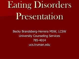  Dietary issues Presentation 