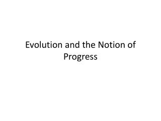  Advancement and the Notion of Progress 