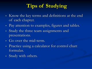  Tips of Studying 