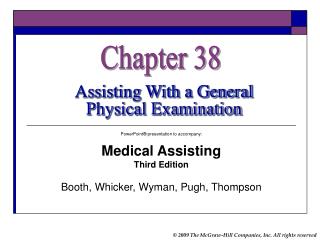 PowerPoint presentation to go with: Medical Assisting Third Edition Booth, Whicker, Wyman, Pugh, Thompson 