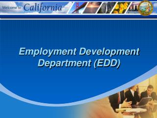  Occupation Development Department EDD 