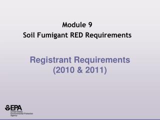  Registrant Requirements 2010 2011 