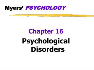 Myers PSYCHOLOGY 