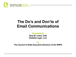  The Do s and Don ts of Email Communications 