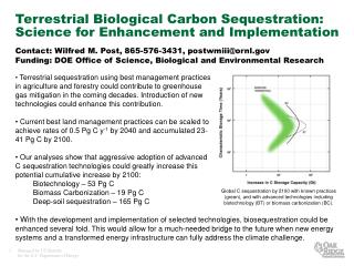  Physical Biological Carbon Sequestration: Science for Enhancement and Implementation 