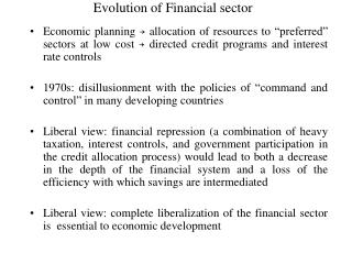  Development of Financial division 
