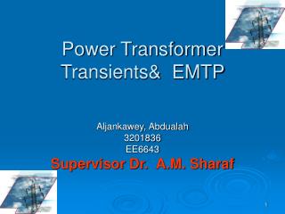  Power Transformer Transients EMTP 