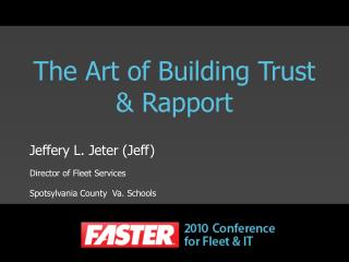 The Art of Building Trust Rapport 