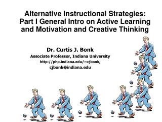  Elective Instructional Strategies: Part I General Intro on Active Learning and Motivation and Creative Thinking 