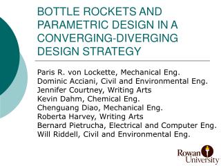  Container ROCKETS AND PARAMETRIC DESIGN IN A CONVERGING-DIVERGING DESIGN STRATEGY 