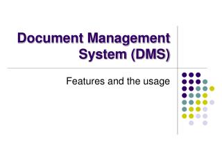  Record Management System DMS 