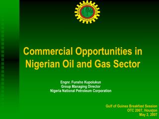  Business Opportunities in Nigerian Oil and Gas Sector 