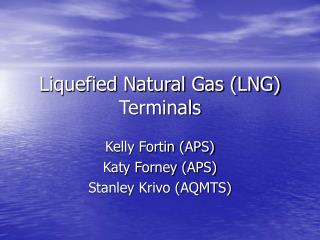  Melted Natural Gas LNG Terminals 