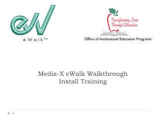  Media-X eWalk Walkthrough Install Training 