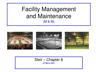  Office Management and Maintenance M 