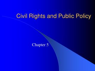  Social liberties and Public Policy 