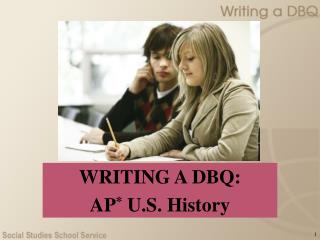  Composing A DBQ: AP U.S. History 