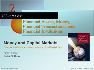  Monetary Assets, Money, Financial Transactions, and Financial Institutions 