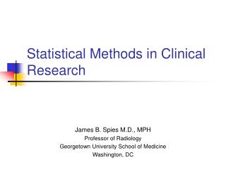  Factual Methods in Clinical Research 